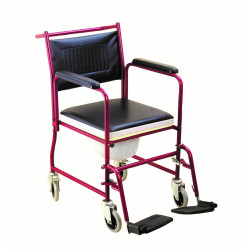 Transport Chair Commode (Code:COM/1400-MB)