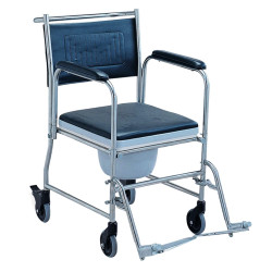 Transport Chair Commode(Code:COM/1500-SS)