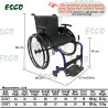 Leisure Wheelchair-Camber Wheel (Code:WCH/2514-LE, WCH/2516-LE)