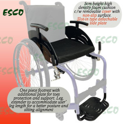 Leisure Wheelchair-Camber Wheel (Code:WCH/2514-LE, WCH/2516-LE)