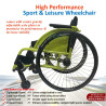 Leisure Wheelchair - COG (Code:WCH/2214-LE, WCH/2216-LE)